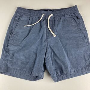 Hollister Epic Flex Jogger Shorts Mens Medium Blue Drawstring 5" Inseam